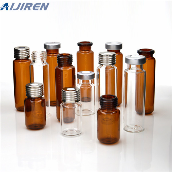 white 18mm 5.0 borosilicate glass gc vials with neck long for GC Aijiren